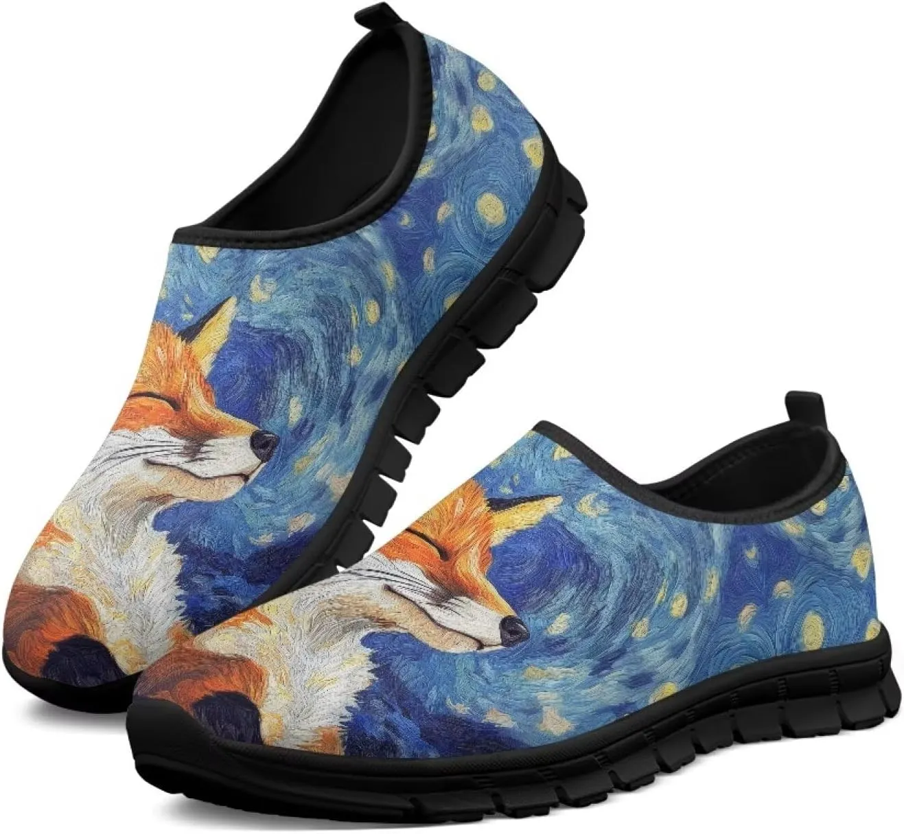 Women's Slip On Walking Casual Shoes Comfort Breathable Sneakers Non Slip Loafers Lightweight Arch Support Go Easy Running Sports Hiking Training Travel Shoes US 5.5-11.5