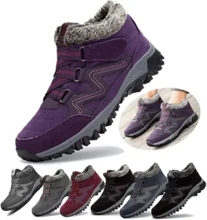 Women'S Winter Thermal Boots For Women Waterproof Snow Winter Warm Hiking Work Comfy Boots Sneakers Walking Shoes,Men'S Winter Thermal Villi Comfortable Platform High Top Shoes