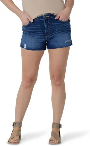 Wrangler Women's Mid-Rise Vintage Denim Short