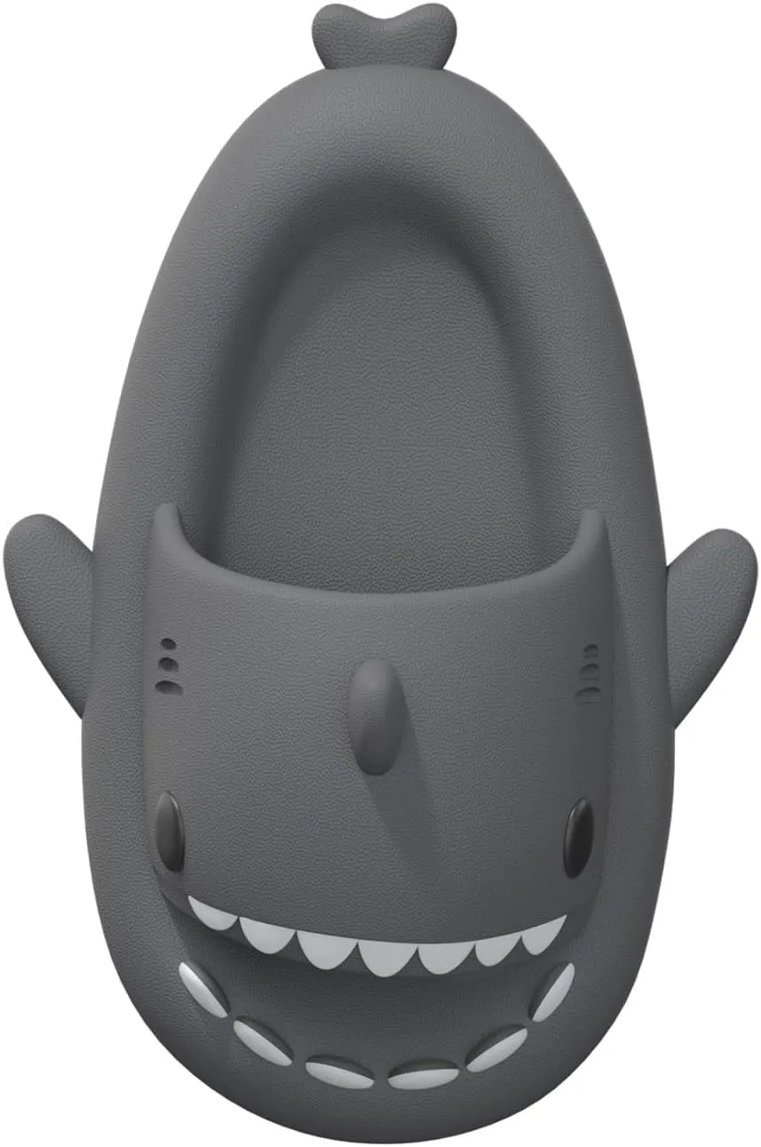 XPKWS Shark Slides for Women and Men Unisex Cloud Slippers Adult Novelty Beach Sandals with Thick Sole