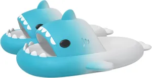 XPKWS Shark Slides for Women and Men Unisex Cloud Slippers Adult Novelty Beach Sandals with Thick Sole