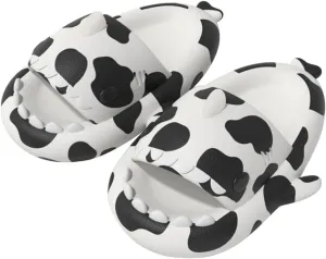 XPKWS Shark Slides for Women and Men Unisex Cloud Slippers Adult Novelty Beach Sandals with Thick Sole