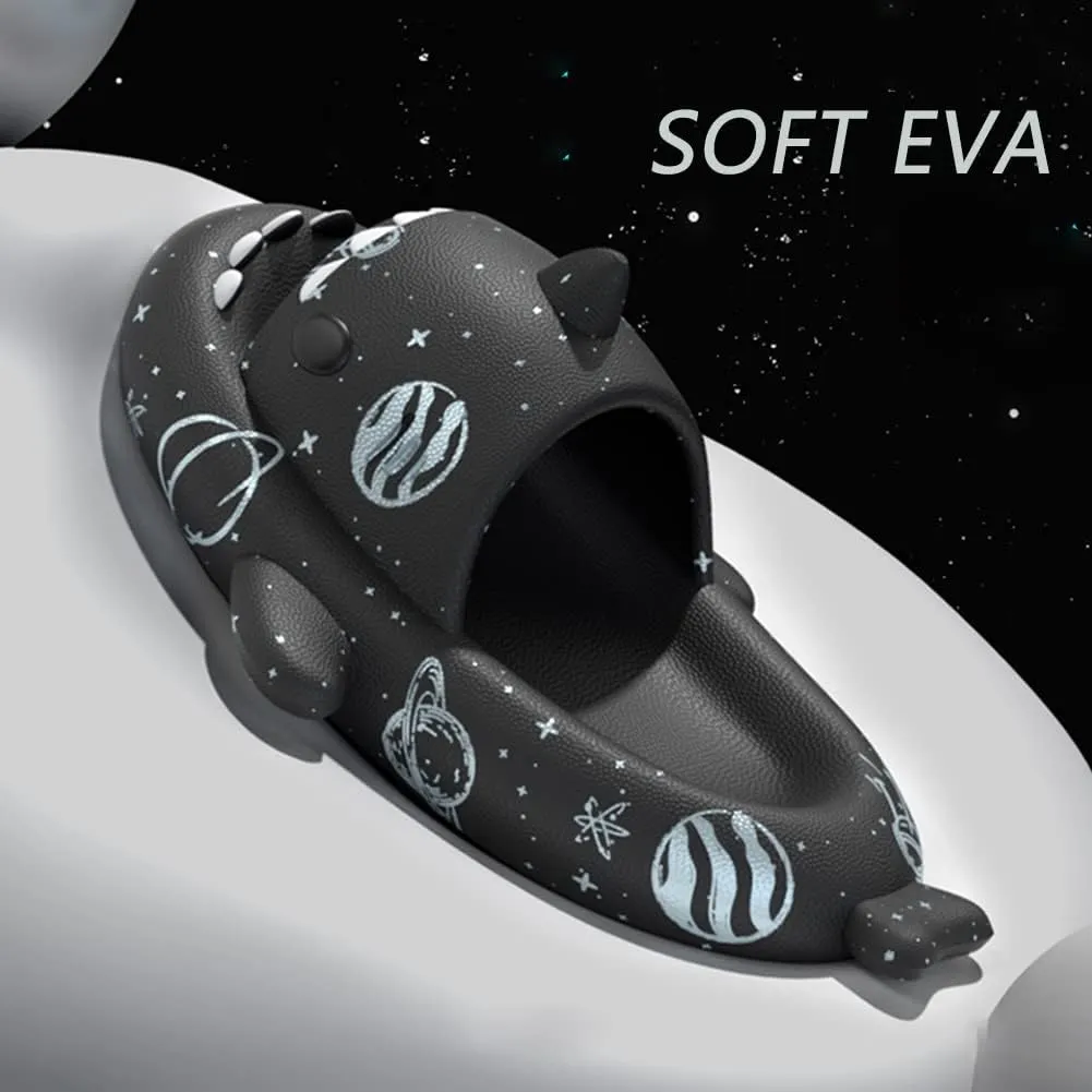 XPKWS Shark Slides for Women and Men Unisex Cloud Slippers Adult Novelty Beach Sandals with Thick Sole