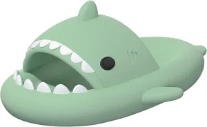 XPKWS Shark Slides for Women and Men Unisex Cloud Slippers Adult Novelty Beach Sandals with Thick Sole