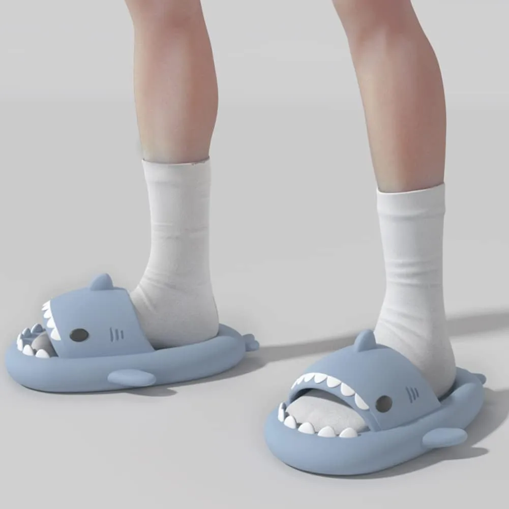 XPKWS Shark Slides for Women and Men Unisex Cloud Slippers Adult Novelty Beach Sandals with Thick Sole