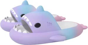 XPKWS Shark Slides for Women and Men Unisex Cloud Slippers Adult Novelty Beach Sandals with Thick Sole