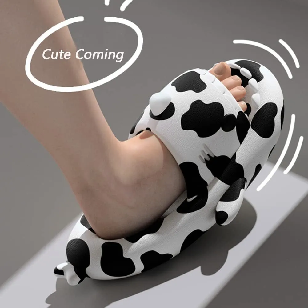 XPKWS Shark Slides for Women and Men Unisex Cloud Slippers Adult Novelty Beach Sandals with Thick Sole