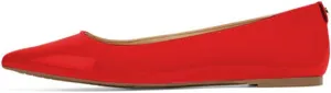 XYD Women Casual Pointed Toe Flats Slip On Patent Leather Ballet Driving Walking Loafers Dress Shoes
