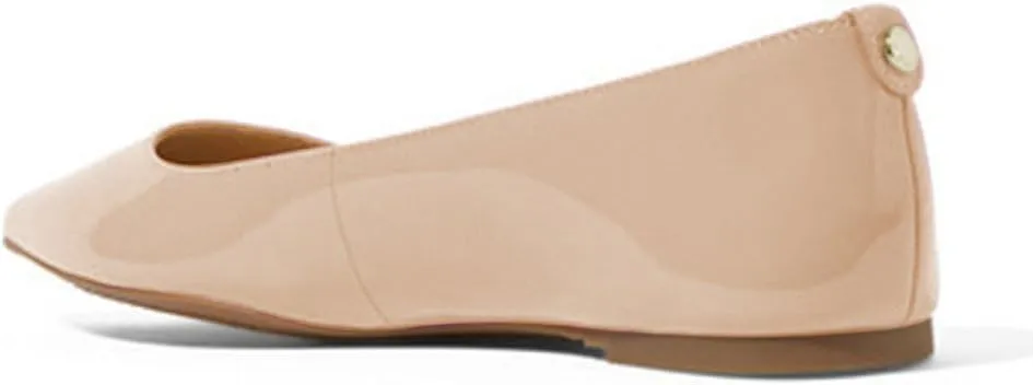XYD Women Casual Pointed Toe Flats Slip On Patent Leather Ballet Driving Walking Loafers Dress Shoes