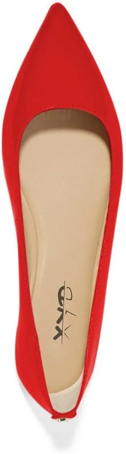 XYD Women Casual Pointed Toe Flats Slip On Patent Leather Ballet Driving Walking Loafers Dress Shoes