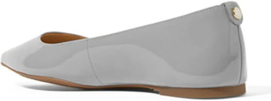 XYD Women Casual Pointed Toe Flats Slip On Patent Leather Ballet Driving Walking Loafers Dress Shoes