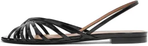YDN Womens Peep Toe Hollow Out Slingback Flats Sandals Comfort Cutout Summer Shoes Size 4-15 US