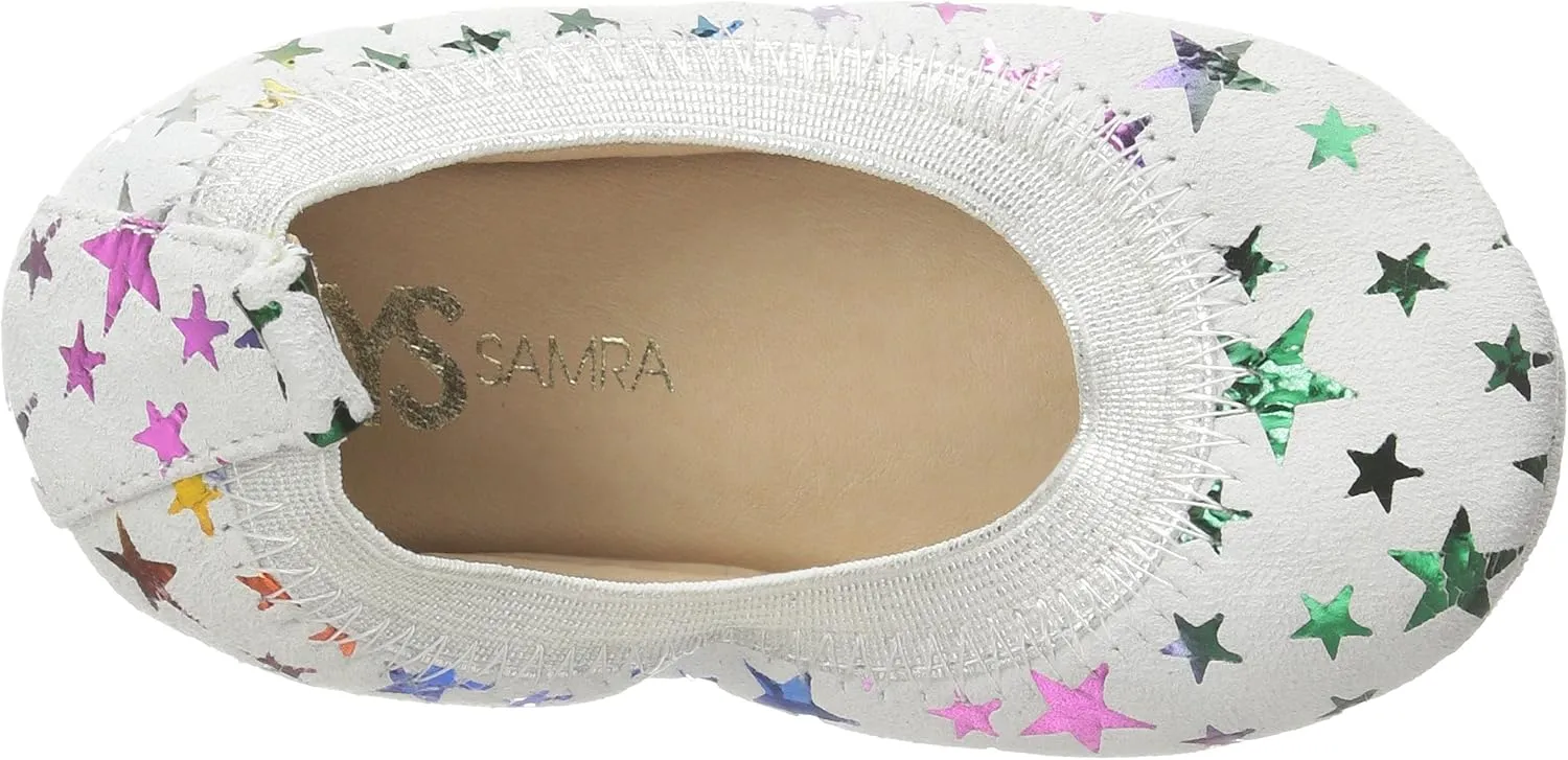 Yosi Samra Girl's Sammie Foil Printed Leather-K