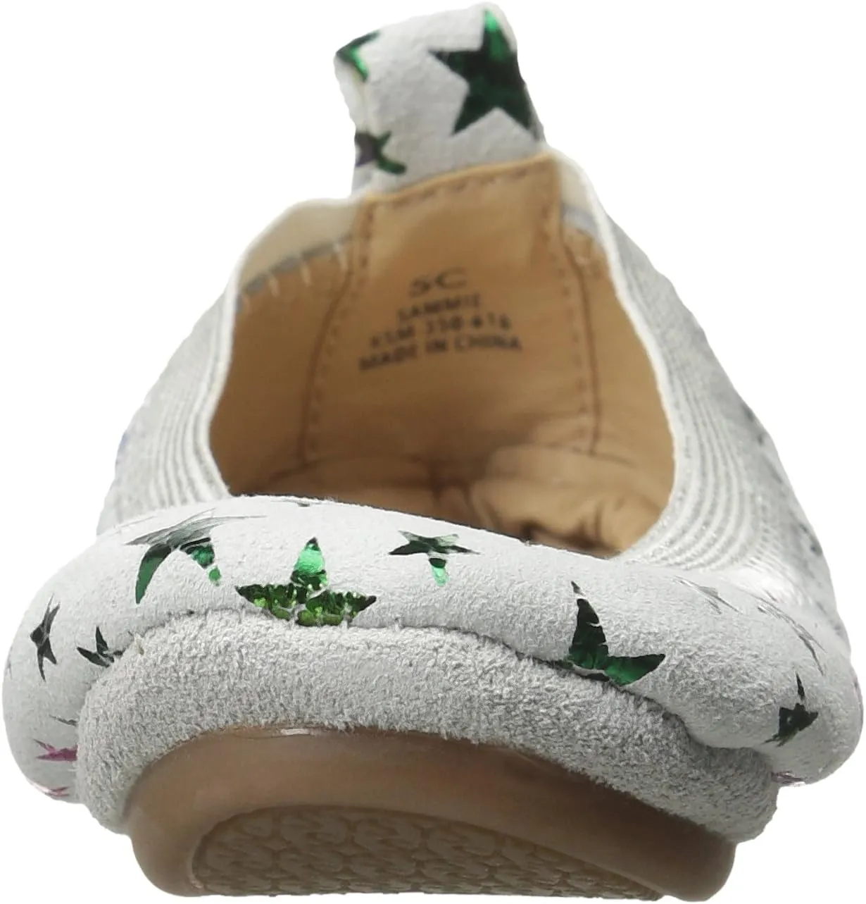 Yosi Samra Girl's Sammie Foil Printed Leather-K