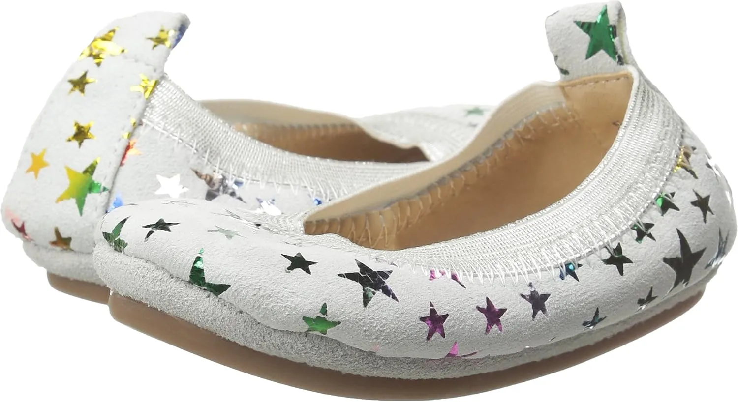 Yosi Samra Girl's Sammie Foil Printed Leather-K