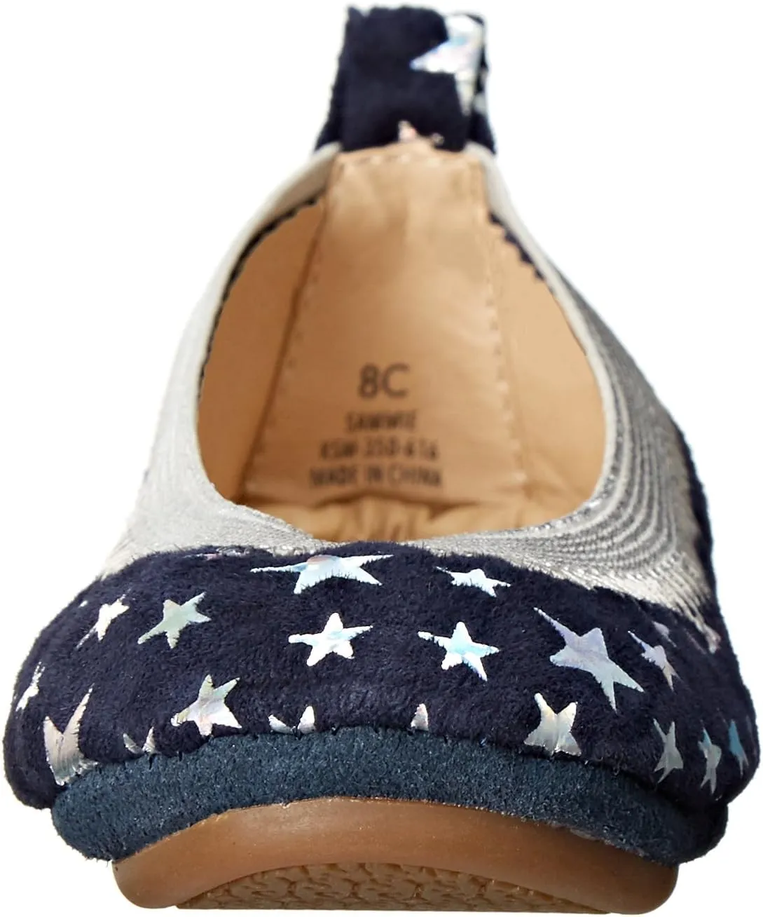 Yosi Samra Girl's Sammie Foil Printed Leather-K