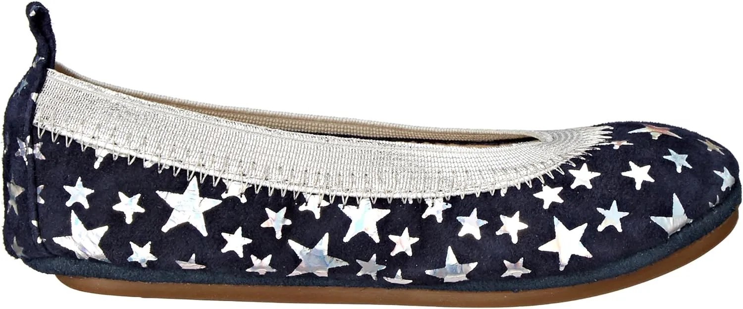 Yosi Samra Girl's Sammie Foil Printed Leather-K