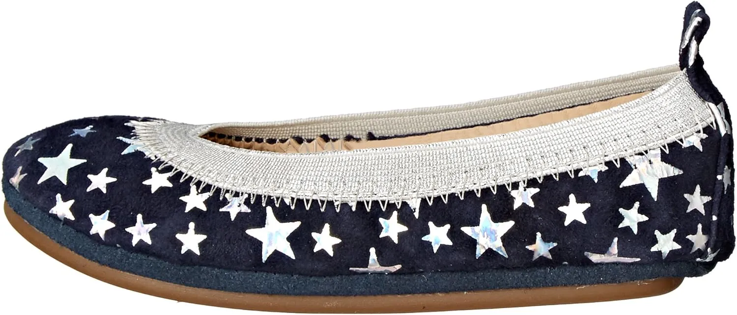 Yosi Samra Girl's Sammie Foil Printed Leather-K