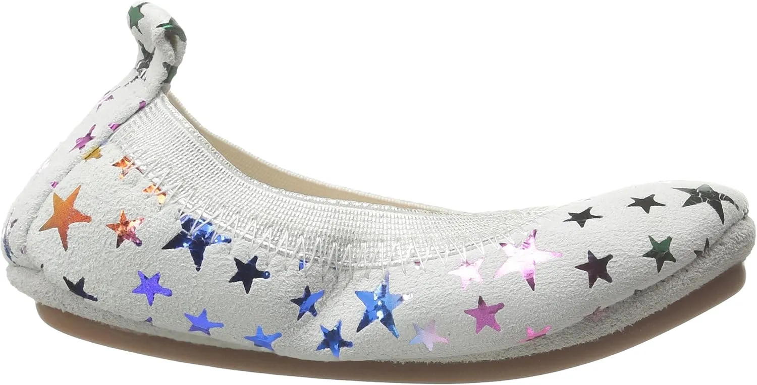Yosi Samra Girl's Sammie Foil Printed Leather-K