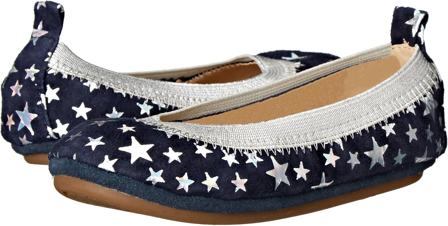 Yosi Samra Girl's Sammie Foil Printed Leather-K