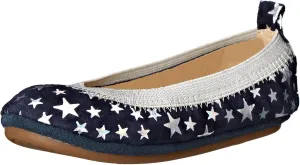 Yosi Samra Girl's Sammie Foil Printed Leather-K