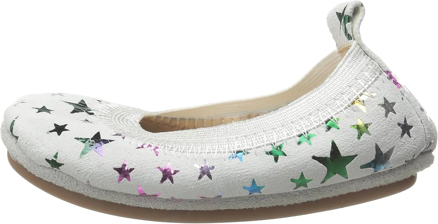 Yosi Samra Girl's Sammie Foil Printed Leather-K