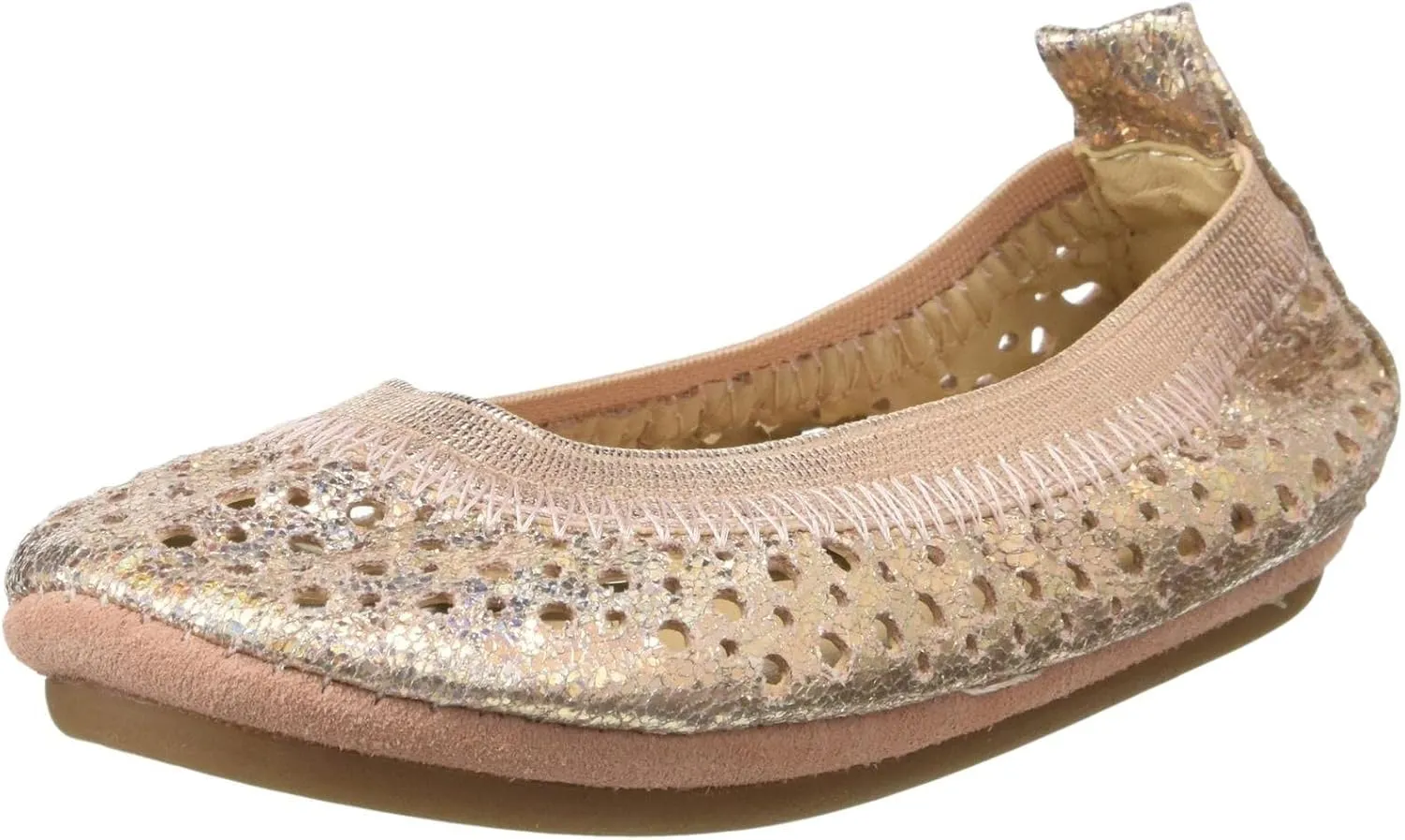Yosi Samra Unisex-Child Sammie Iridescent Crinkle-K