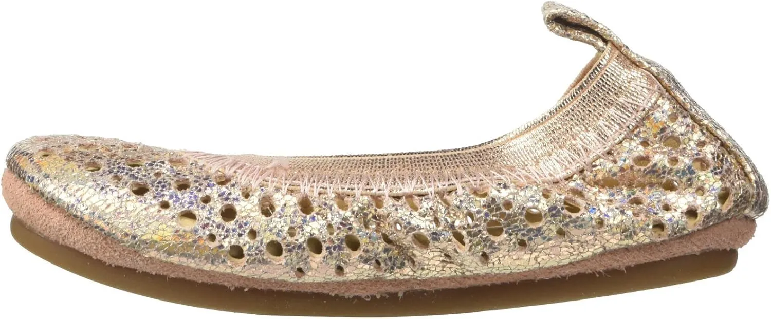 Yosi Samra Unisex-Child Sammie Iridescent Crinkle-K